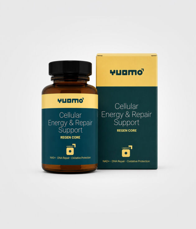 Cellular Energy & Repair Support<br/><span class="bolder">Regen Core</span>